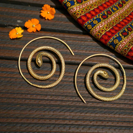 spiral snake earring 8