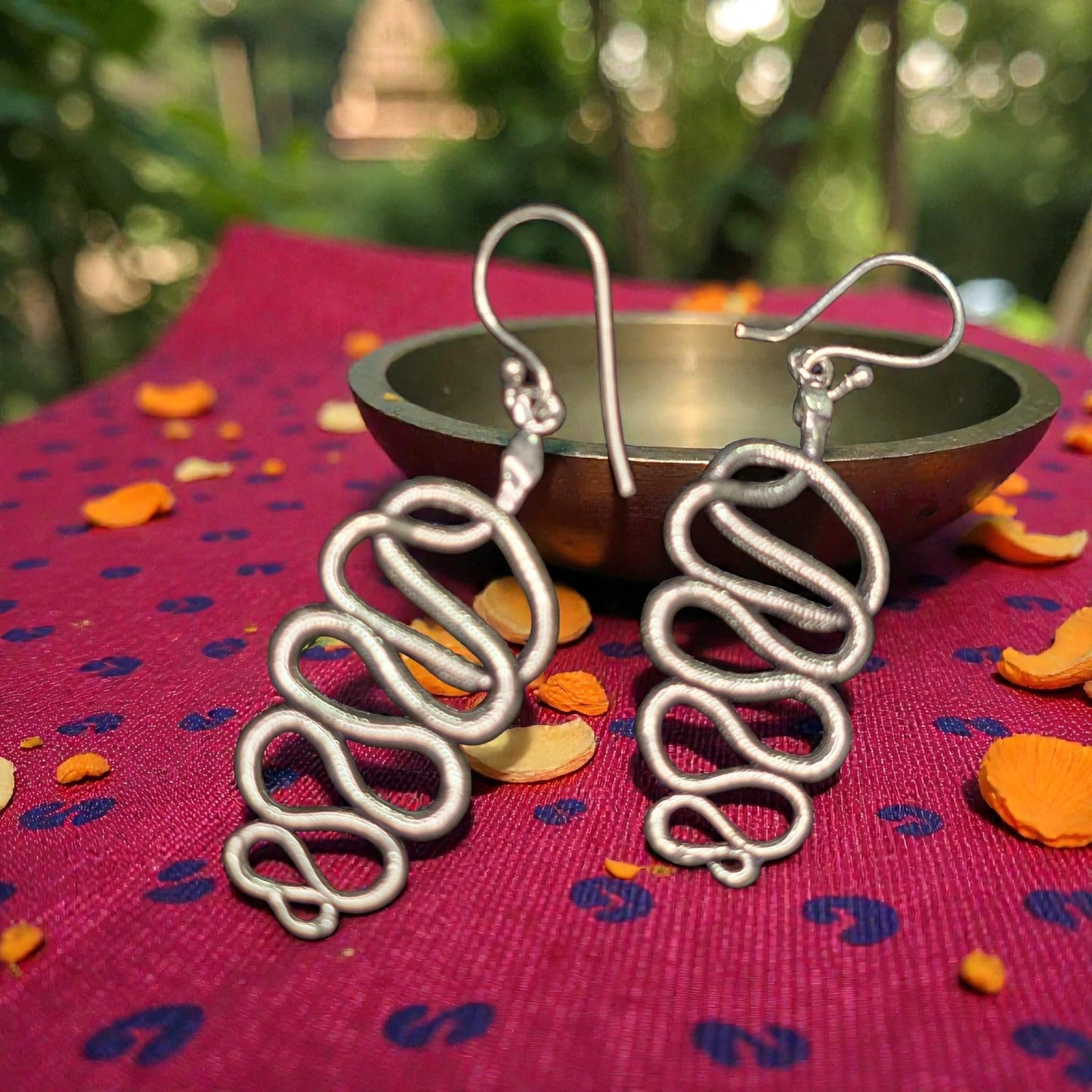snake earring pendant