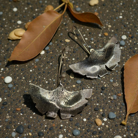 brass pendant earrings