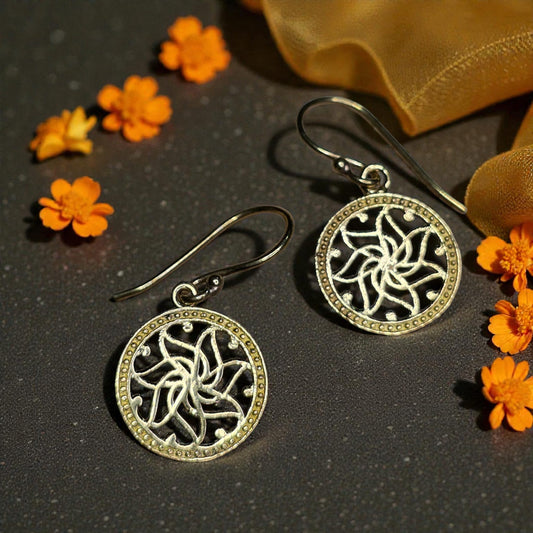 Brass earrings
